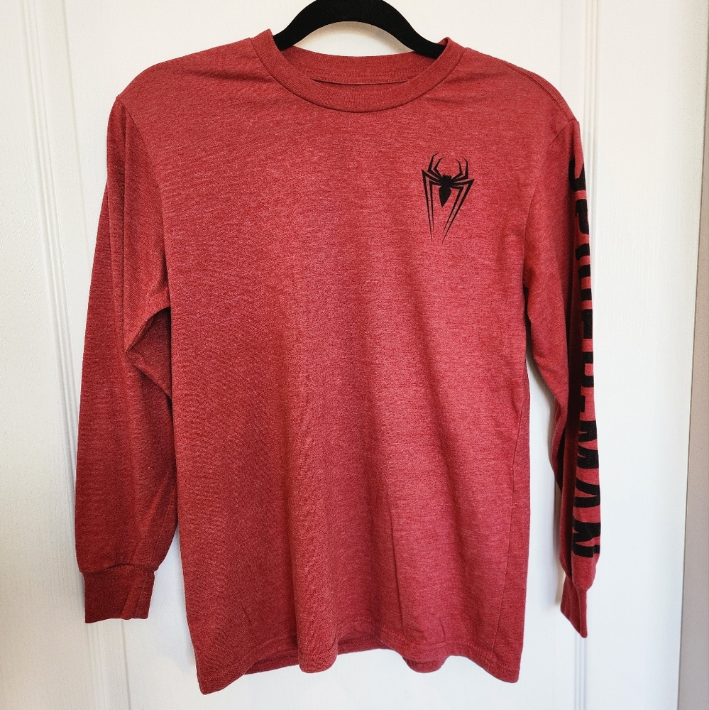 Mens size: small Long Sleeve Spiderman T-SHIRT